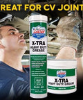 XTRA Heavy Duty Grease 14 Oz Tube For Auto, Truck, Industrial, Marine, Farm And Off Road Equipment Waterproof Extreme Pressure