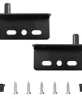 Heavy Duty Concealed Door Pivot Hinges With Bushing For Wood Doors And Cabinets Built To Last, iron, rust resistant, black finish