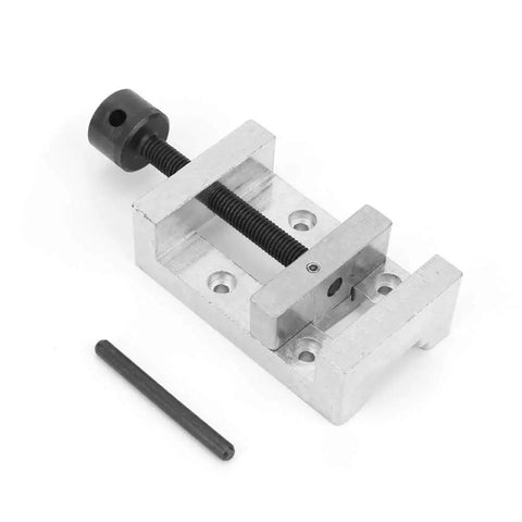 Beefy Metal Machine Vise Z012M, zinc alloy construction, compact design for wood turning and metalworking, durable shop grade clamp