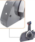 Remote Boat Engine Control Box With Key Switch 5006180 for Evinrude Johnson OMC BPR Outboard, side view detail and lever