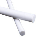 Two Pack PTFE Teflon Round Solid Rods 200mm Long 7mm Diameter For Electronics Mechanical Engineering And Aerospace Use