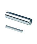 Stainless Steel Crankshaft Sleeve Adapter From Five Eighths Inch To Three Quarters Inch, Gearhead Friendly Three Sixteenth Inch Keystock Included