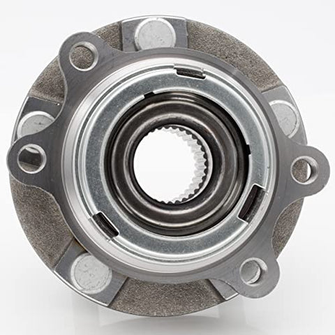 Front view of Front Wheel Hub Bearing Assembly Compatible With Nissan Altima 07-18, Maxima 09-18, Premium Replacement