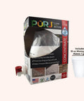 Dry As A Bone Masonry Sealer Concentrate Makes Three Gallons Of Heavy Duty Water Repellent For Concrete Driveways Pavers And Natural Stone. Packaging with mixing cup.
