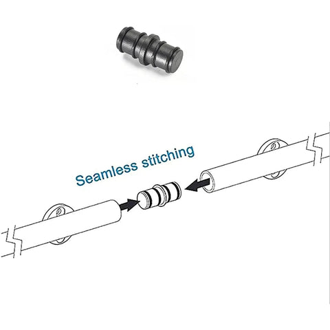 Built Like A Tank Rolling Ladder Track And Sliding Barn Door Hardware Kit For Your Sweet Loft Or Shed, Super Smooth Black Steel connection diagram
