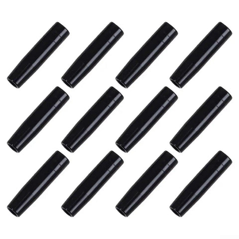 8mm Aluminum Arrow Insert Adapters 35mm Long With Threaded Hole Connector For Arrow Shafts Black 12 Pack Durable Shaft Sleeves