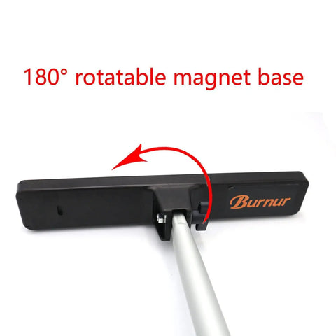 12 Inch Heavy Duty Telescoping Magnetic Sweeper Pickup Tool With Strong Magnet For Screws Nails And Metal Debris, Extendable Magnetic Pickup, 16 Lb Pull, Portable Floor Sweep And Parts Finder For Workshop