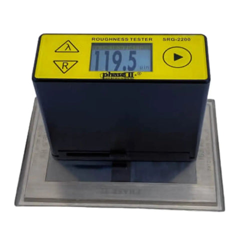 Phase II SRG-2200 Mini Surface Roughness Tester Profilometer And Roughness Gauge For Fast Pro Grade Precision On Metals