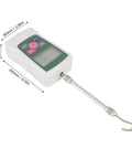 Portable Digital Force Meter 100N Push Pull Tester For Industrial Use With Three Measurement Modes And Four Unit Options High Accuracy Sensor Compact Handy For Field And Lab Tests, 105mm handheld with hook