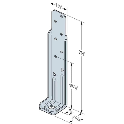 DTT1Z ZMAX Galvanized Deck Tension Tie Kit For 2X Lumber With Screws Pack Of 4 Lets You Secure Deck Attachments Without Interior Joist Access And Ties Guardrail Posts To Framing For Safer Tougher Outdoor Decks