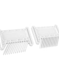 Premium Heavy Duty Adjustable Woodworking Featherboard Keeps Hands Safe On Table Saws And Router Tables Rock Solid Locking Grip For Band Saws in white plastic