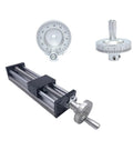 Beefy Work Bench Linear Guide With Manual Sliding Table 100 To 500 mm Stroke Ballscrew SFU1610 Handwheel Stage, CNC use