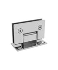 Heavy Duty Frameless Shower Door Hinges For Tempered Glass Doors Pro Grade Steel Pivot Pin with chrome finish.
