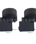 Anti Tilt Switch Kit For Patio Heaters 2 Pack FD4 Tipping Switches 125V 250V 16A shown in black, front view