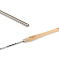 Side view of Hurricane HTT-500 Cryo M2 3/8in bowl gouge with wooden handle