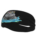 Sunglasses Inspired Sweatband Headband And Wristband Set For Workout And Sports Quick Dry Polyester Lightweight Breathable Fabric design
