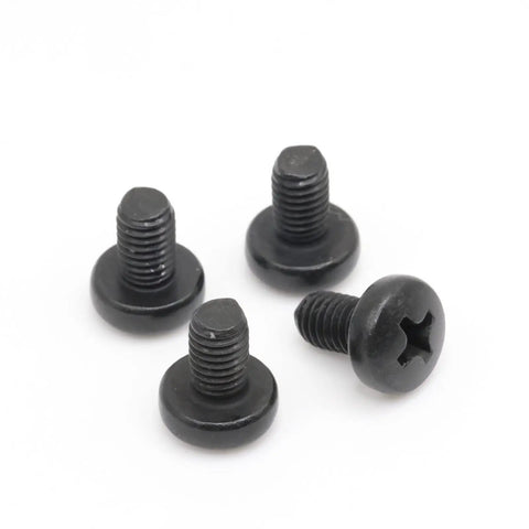 Rear License Plate Screws For Tesla Model 3 M3 Stainless Steel Black Oxide 8mm Long M5 Pack Of 4 No Rust No Oxidation