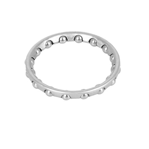 Four Pack 37 Point 2 Millimeter Bicycle Ball Bearing Cage Set With 16 Balls for Crank and Wheel Retainers, durable steel close-up
