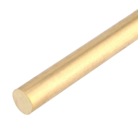 Two Pack 1 Inch Diameter Brass Rod Lathe Bar 12 Inch Length Brass Bar Stock Premium Solid Brass Rods