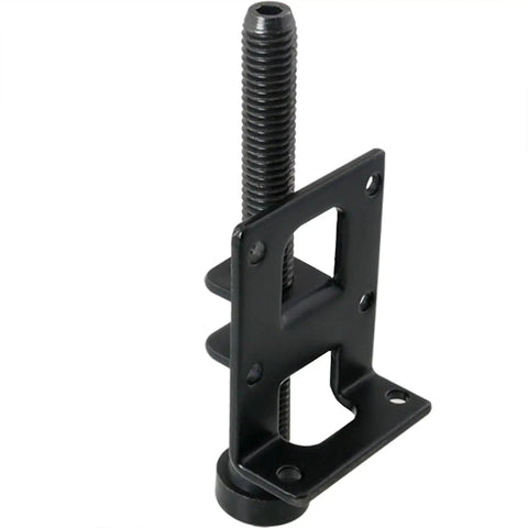 Heavy Duty Furniture Levelers with Adjustable Screw Feet and L Shaped Brackets Includes 12 Mounting Screws for Wardrobes