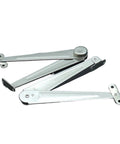 Rotating Concealed Cabinet Hinges Two Pack, Smooth Lift And Close Door Fittings, silver iron furniture hardware