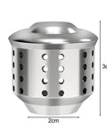 Stainless Steel Anti Splash Valve for Moka Pot Stovetop Coffee Maker Keeps Your Brew Spill Free And In Control, 2cm By 3cm Splash Cover