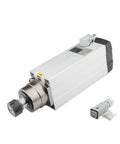 Beefy 9KW Air Cooled Milling Spindle Motor For CNC Router With ER32 Chuck 18000 RPM Square Mount High Speed Milling And Engraving