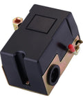 Air Compressor Pressure Switch 135 To 175 PSI Heavy Duty 1 Quarter Inch NPT With Unloader Valve On Off Lever Single Port Replacement