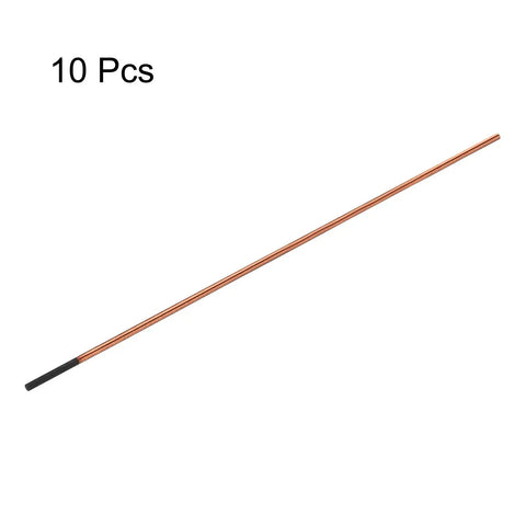 10 Pack Carbon Arc Air Gouging Rods With Copper Graphite Coated Electrodes For Welding, 4mm x 355mm, shown in packaging