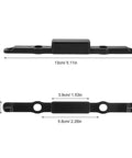 Black Plastic Luggage Repair Button For Telescopic Suitcase Handles Universal Pull Rod Grip Replacement Travel Case Accessory Dimensions shown
