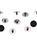 Premium M2 Phillips Screws With Big Wafer Head Nickel Zinc Plated Laptop Repair Parts, M2x2.5mm steel fasteners, 10 count.