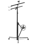 VEVOR 11ft Drywall Lift Heavy Duty 150 Lbs Sheetrock Hoist with adjustable telescoping arm and lockable wheels.