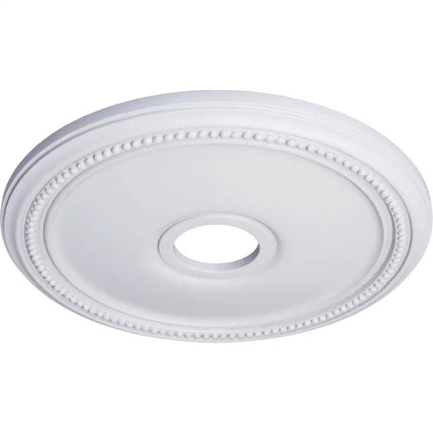 Diane Ceiling Medallion 18 Inch Outer Diameter For Canopies Up To 5 3 8 Inch Lightweight Primed Wood Decor With 3 5 8 Inch Inner Opening