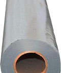 No Sweat Summer Cooling Radiant Barrier Insulation Roll Double Sided Perforated Aluminum Foil Heat Shield For Attics close-up view of roll