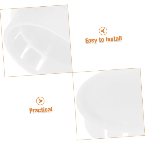 Round Plastic Hole Plugs 10 Pack For Furniture Quick Fix Cabinets Doors Walls Decorative Screw Covers Hide Holes Easy Install Durable Circle Hole Caps No Tools Needed close-up image showing easy installation features.