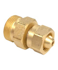 Brass Cylinder Adapter For Hooking Up Your Regulator To Acetylene Tanks With CGA-200 MC To CGA-520 B Threads Durable Brass Build