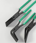 Sheet Metal Seaming Pliers with Straight, 45 Degree and 90 Degree Jaws for precise bends and flattening, DIY workshop hand tool
