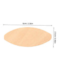 ProLevel Wood Biscuit Joiner And Tenon Slotting Tool Delivering Nailed Down Precision, light yellow hardwood piece, 6cm x 2.5cm.