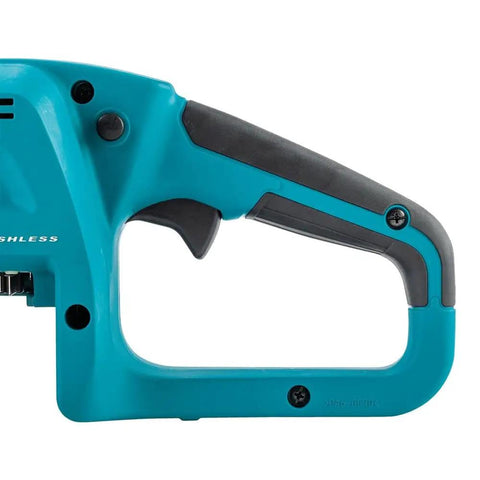 Close-up of XCU11Z 18V LXT Brushless Cordless 14 Inch Chainsaw Tool Only No Gas Emissions Low Noise Compact Rear Handle