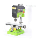Top Shelf Shop Beast Cross Slide Table For Mini Milling Machines And Bench Drill Press Adjustable X Y Axis aluminum mount with drill.