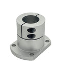 Round Square Compact Flanged Mount Type Cast With Slit Shaft Supports Linear Motion Automation Components Aluminum Construction Size 8 10 12