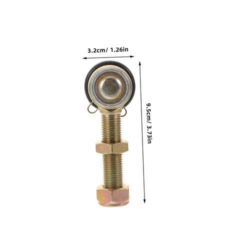 Beefed Up Off Road Ball Joint Kit For ATVs With Adjustable Suspension And Tapered Tie Rods For Go Karts And Dune Buggies, metal joint shown