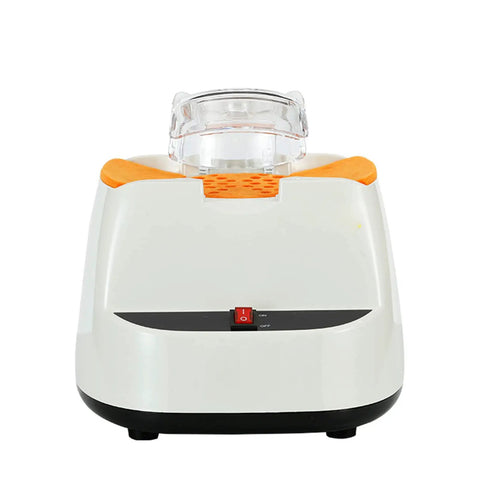 Pro Level Glasses Frame Warmer With Knockout Fast Ceramic Core Hot Air Optical Frame Bender front view with orange accents