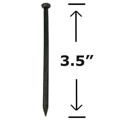 Heavy Duty 3.5 Inch Fluted Concrete Masonry Nails Quick No Sweat Fastening For Cinder Block Walls Hardened Carbon Steel Badass Grip Pack Of Fifty Rugged Performance On Any Job Site