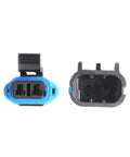 Top Notch 1 Set Of 2 Pin GM Weather Pack Kit With Male Female Waterproof Sensor Fan Connector Plug For Cars Perfect Lavender Fitment. blue and black 2-pin waterproof automotive connector