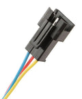 Close-up of connector for Pedal Assist Sensor For Electric Bikes With 12 Magnets Durable Shockproof ABS Housing 1 Meter Cable