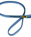 Ultralight Dyneema Runner 12mm Web Sling 48 Inch with sewn loop design in blue for trad climbing and crag rigs.