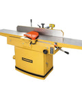 12 Inch Cast Iron Jointer Featuring Parallelogram Frame Design And Triple High Speed Steel Straight Knife Head 3Hp 230V Motor displayed in workshop setting.