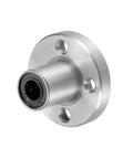 LM6UU round flange linear bearing with 6mm bore, 12mm OD, 19mm length