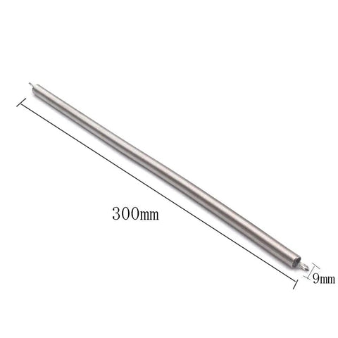Two Pack Zinc Plated Steel Extension Spring 12 Inch Screen Door Tension Spring Heavy Duty Replacement displayed with dimensions
